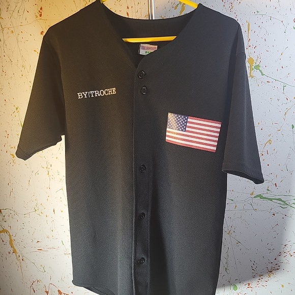 Teamco New York Baseball Shirt Men Size M Canada Made - Picture 1 of 5